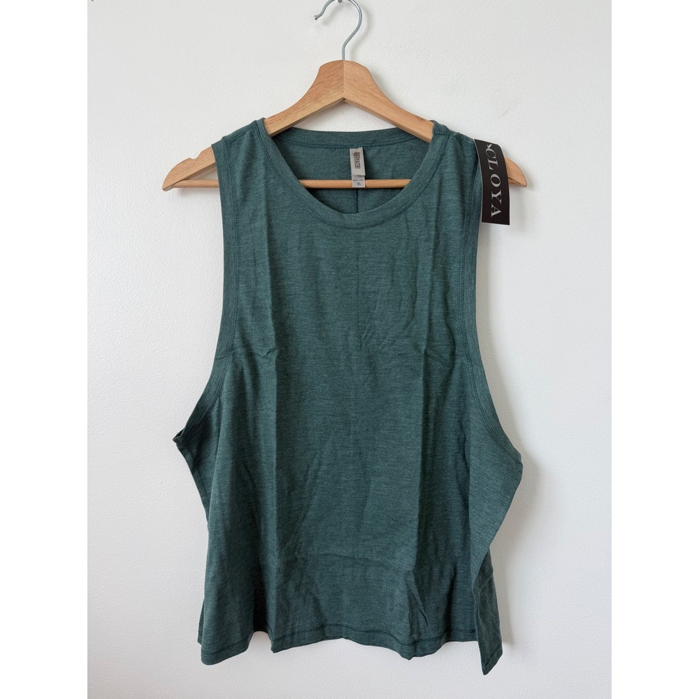 Women's Epic MMA Gear "Cloya" Thick Strap Tank Top – Green – Size XL – NWT